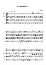 Schubert - Serenade (Arr. String quartet / String Orchestra)